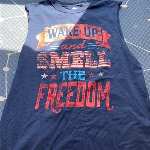 “Wake up and smell the freedom” T shirt